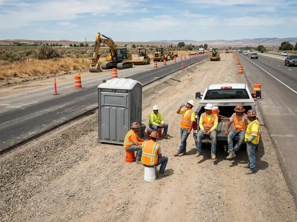 highway-road-construction-crew-007 — frequently asked questions, Porta Potty and Restroom Rentals in Wallace, FL
